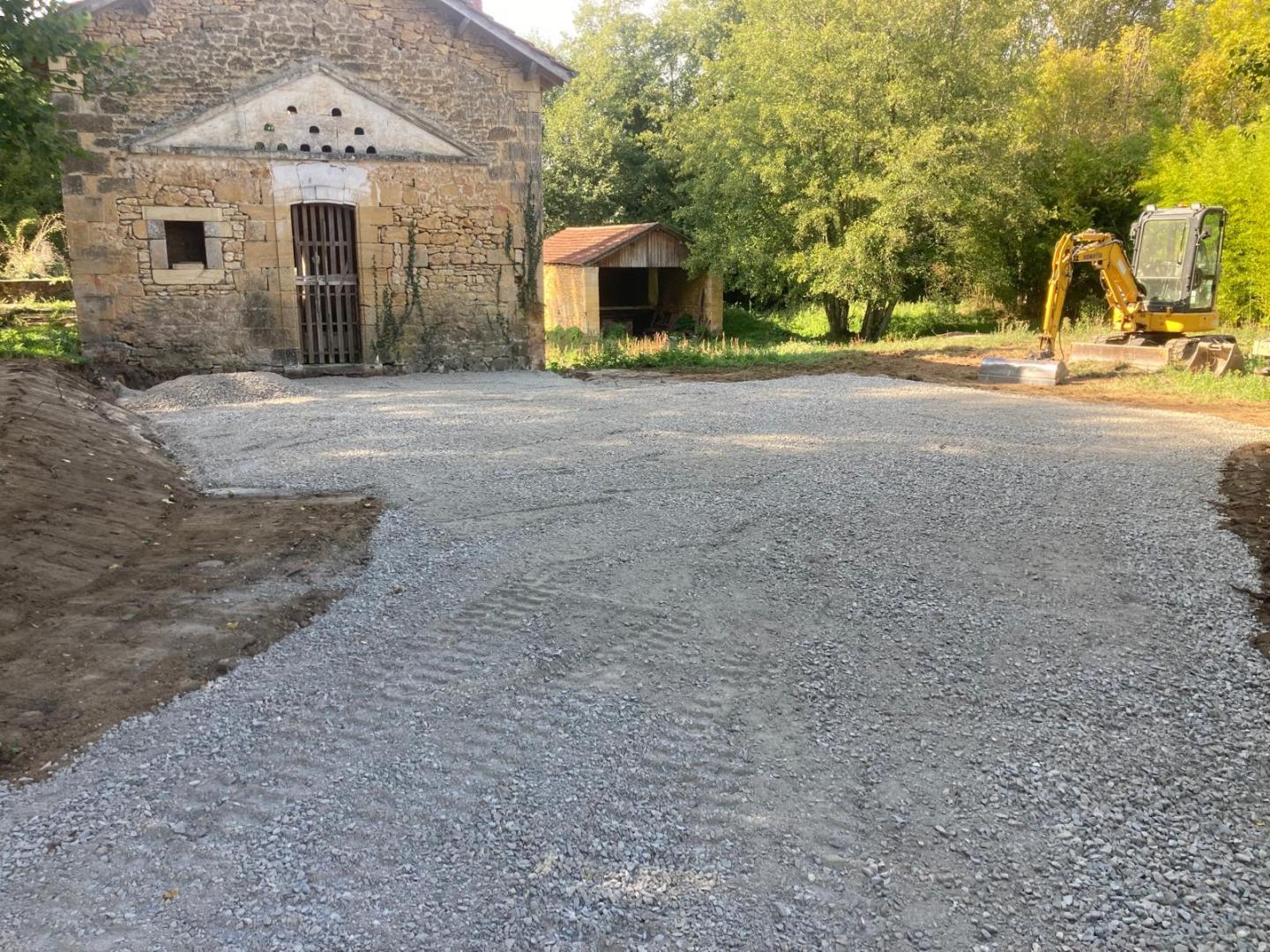 Travaux assainissement Marquay
